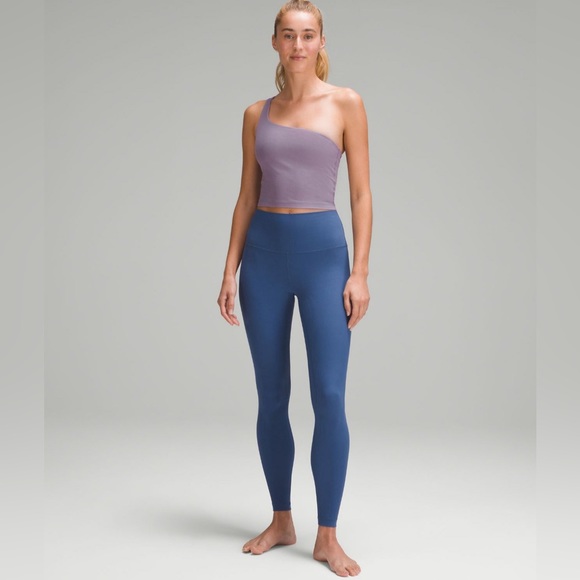 LULULEMON Ribbed Nulu Asymmetrical Yoga Tank Top - Picture 2 of 7